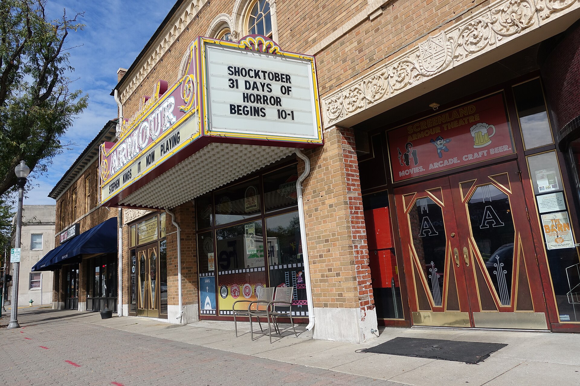 The Armour Theatre Building on Armour Road in downtown North Kansas City, Missouri
