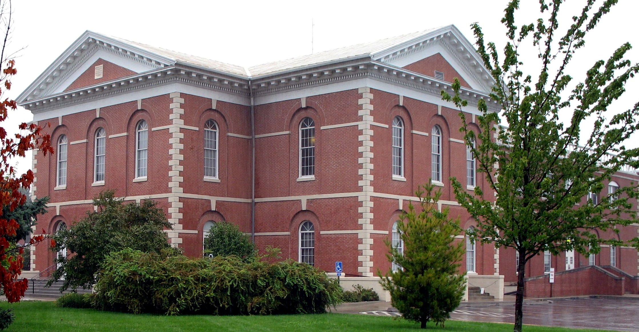 The Platte County Courthouse in Platte City, Missouri